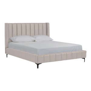 FOVERE BED BLACK WHITE QUEEN