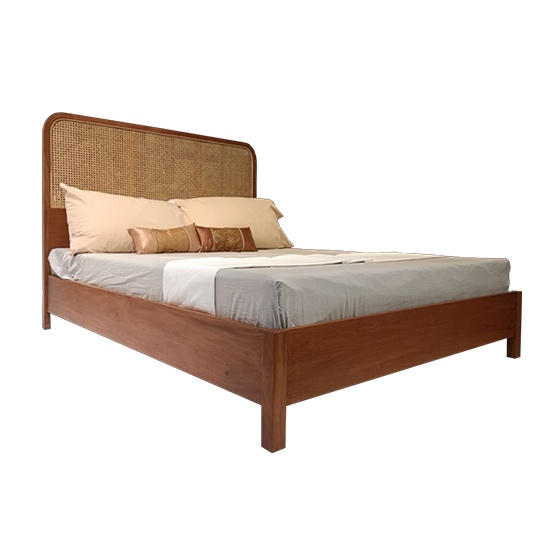 YVETTED BED DOUBLE NATURAL
